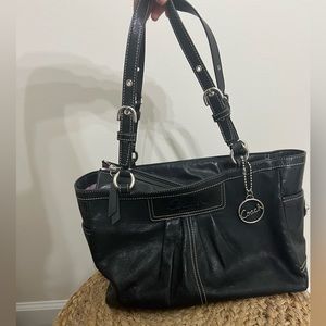 Authentic Black Coach Tote